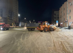 Сколько снега вывезли из Воронежа за прошедшую ночь 