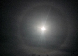 Лунное гало заметили в небе над Воронежской областью
