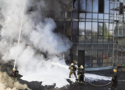 Застройщик рассказал, что загорелось на первом этаже ЖК Atlantis