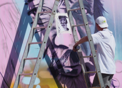 Восхитительный «Город-Сад»: единство граффити и искусства икебаны