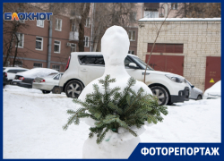 Зимняя эстетика воронежских дворов без прикрас 