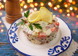 Что приготовить к Новому году: салат "Куртизанка" 