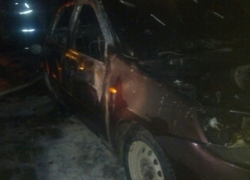 В центре Воронежа пожар уничтожил «Ладу Гранту»