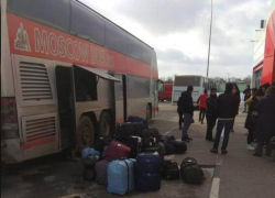 Двухэтажный автобус с 74 пассажирами сломался на трассе М-4 «Дон»