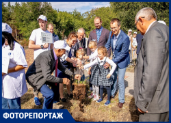 В Нововоронеже заложили Аллею атомщиков в рамках акции «Город первых - город сад»