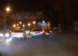 В «бильярд» из машин сыграла BMW без номеров на воронежской дороге