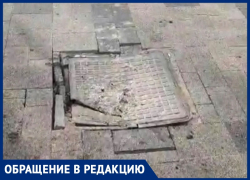 Новую тротуарную плитку счистили вместе со снегом в Воронеже