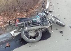 Опубликовано фото с места смертельного ДТП с мотоциклистом в Воронежской области