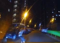 Полный нежданчик: чудесную реакцию показал автомобилист в Воронеже 