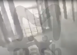 Взрыв в лискинском полицейском участке сняли на видео изнутри 