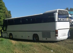 В массовом ДТП с рейсовым автобусом под Воронежем пострадали три пассажира