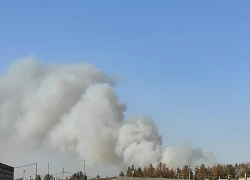 Стала известна причина гигантского столба дыма на окраине Воронежа