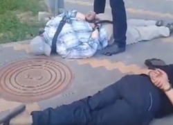 Задержание банды воров в Воронеже сняли на видео 
