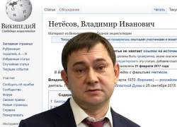Подчиненные Владимира Нетесова начали войну правок в “Википедии” из-за “ноутбука для маникюрщицы”