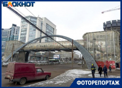Как в 2023 году выглядит надземный переход, встречающий гостей Воронежа
