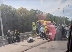 Последствия аварии на воронежском участке М-4 «Дон» сняли на видео 