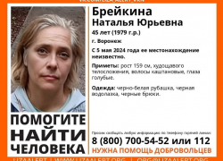 Женщина с волосами каштанового цвета внезапно пропала в Воронеже