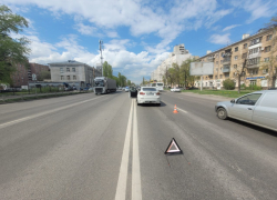 Мотоциклист столкнулся с легковушкой в центре Воронежа