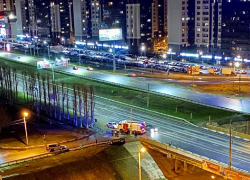 На месте резонансного ДТП Hyundai перевернулся на крышу в Воронеже