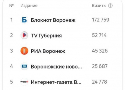 «Дзен» впервые поделился рейтингом воронежских СМИ 