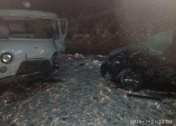 Опубликованы снимки с места ДТП с пятью пострадавшими на воронежской трассе