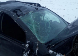 В ДТП с опрокидыванием на воронежской трассе пострадал 13-летний подросток