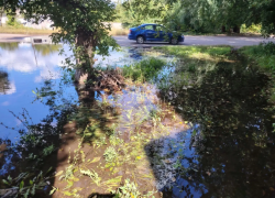 Новое водохранилище появилось на улице Менделеева в Воронеже