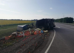 «Арбузное» ДТП унесло жизнь водителя грузовика в Воронежской области