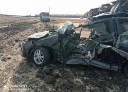 Опубликованы фото с места ДТП с тремя погибшими в Воронежской области 