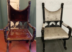 Уникальное кресло сестры великого Станиславского восстановили в Воронеже