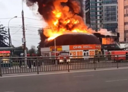 Стали известны подробности жуткого пожара в DNS у автовокзала в Воронеже