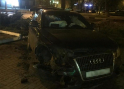 Последствия столкновения Audi Q5 с Lada показали в Воронеже 