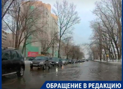 «Незрячих» чиновников  пристыдили эпичной лужей в Воронеже 