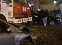 Пьяная автоледи устроила массовое ДТП в центре Воронежа