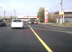 Первая выделенка для автобусов в Воронеже отметилась нелепым ДТП