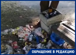 Гора мусора заменила детскую площадку в Воронеже