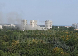 Пожар вспыхнул в Центральном районе Воронежа – опубликовано видео