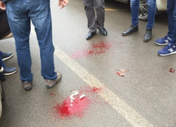 Бомж с ножом напал на полицейских в Воронеже