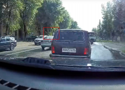 Жёсткий наезд на пешехода в Воронеже попал на видео