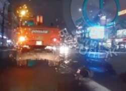 Водитель спецтехники уехал после наезда на пенсионерку в центре Воронежа 