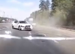 Замашки гонщика водителя Mercedes привели к жесткой аварии в Воронеже