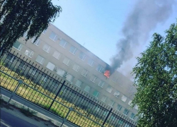 Семилукский технико-экономический колледж горел под Воронежем