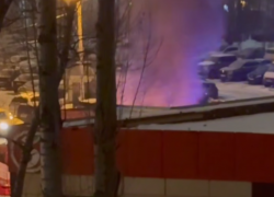 Две иномарки загорелись в Воронеже
