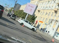 Жесткое ДТП спровоцировало утреннюю пробку в Воронеже