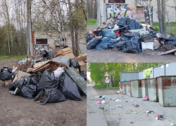 Мамы с колясками ходят возле стихийной свалки в Воронеже