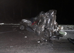 Опубликованы жуткие фото с места ДТП с пятью погибшими на воронежской трассе 