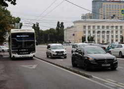 Первые отбойники для метробуса появились в центре Воронежа