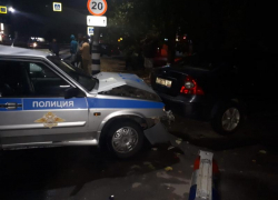 Пьяный водитель устроил массовое ДТП с полицейской машиной и пешеходом в Воронежской области