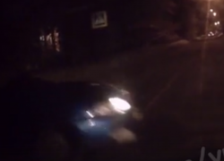 «Скользкое» ДТП от первого лица попало на видео в Воронеже
