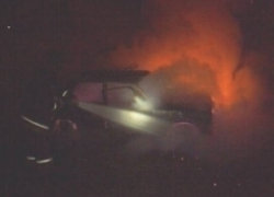 «Копейка» дотла сгорела в Воронеже 